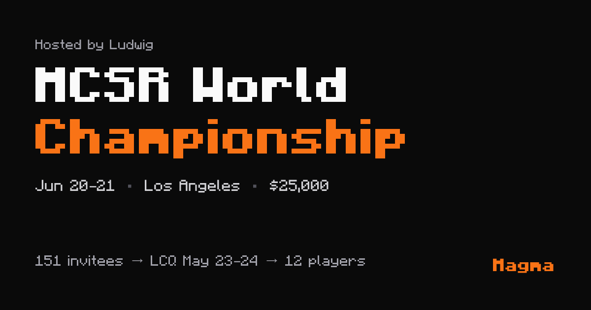 MCSR World Championship — Magma